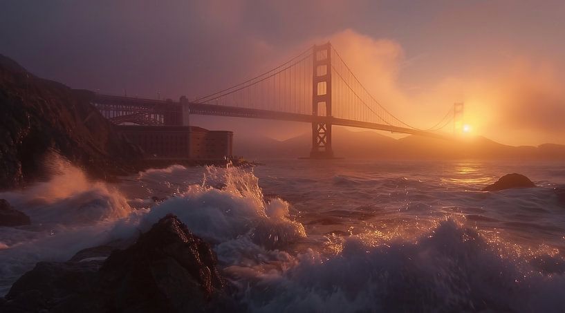 Magischer Meeresblick von fernlichtsicht