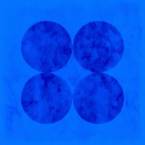 Scandinavië Noords Abstract op Blauw