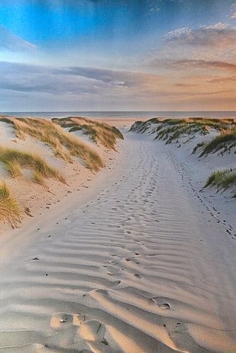 Zum Strand... von Peter van Rijn