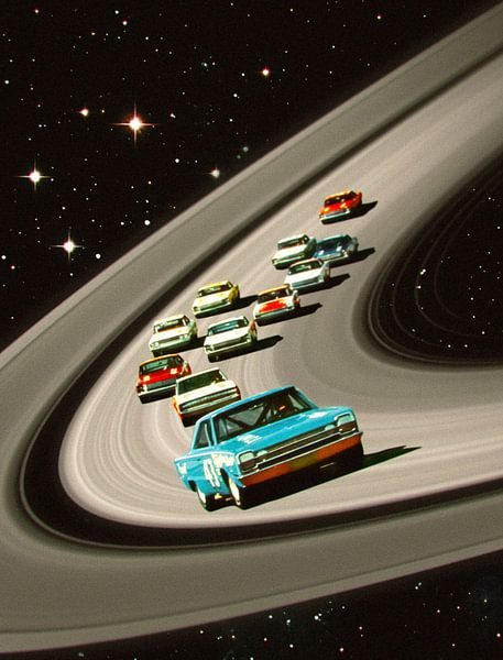 A Saturn Car Race by Taudalpoi