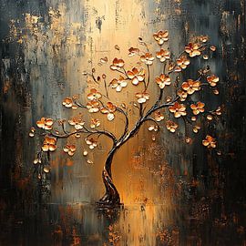 Amber Twilight Garden by Art Whims