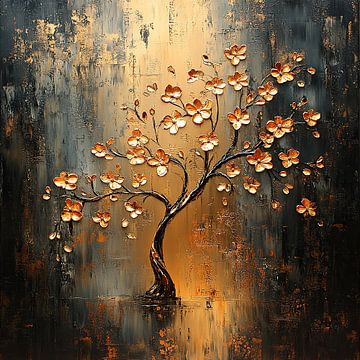 Amber Twilight Garden van Kunst Kriebels