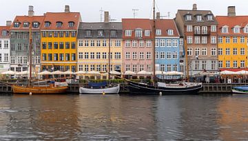 Nyhavn Kopenhagen panorama van TheXclusive Art