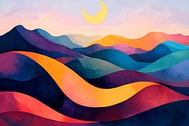 Colourful landscapes by Poster Art Shop
