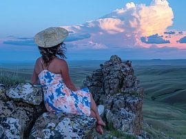 malerische Wolkenformationen