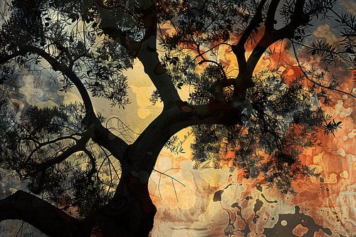 Kleurrijke boom van Van Gogh