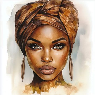 African woman by Black Coffee