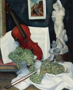 Ángel Zárraga - Stilleben mit einer Geige (1919)