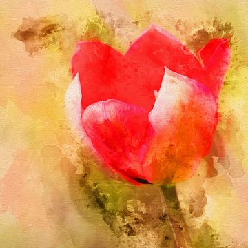 Tulp van de liefde von Art by Jeronimo