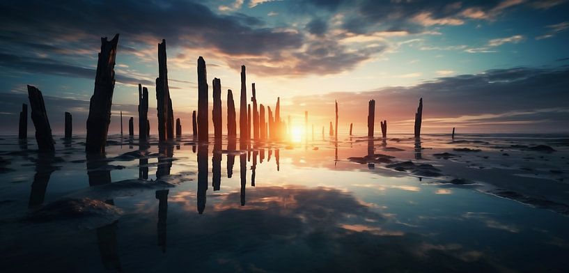 Goldene Stunde von fernlichtsicht