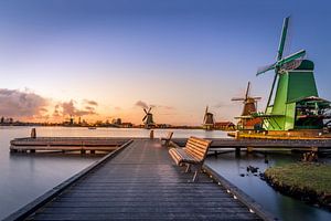 Zonsondergang @ Zaanse Schans