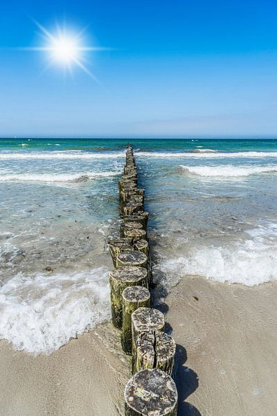 baltic sea groynes by Dörte Bannasch