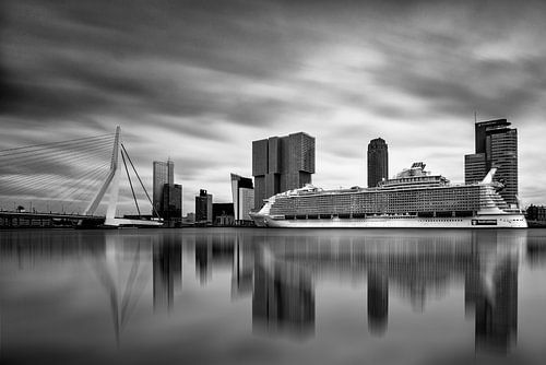  Harmony of the Seas ( Rotterdam B/W )   by Cris Martinez