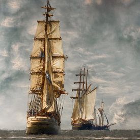 Großes Segelschiff in Öl-Optik von Marcel Kieffer