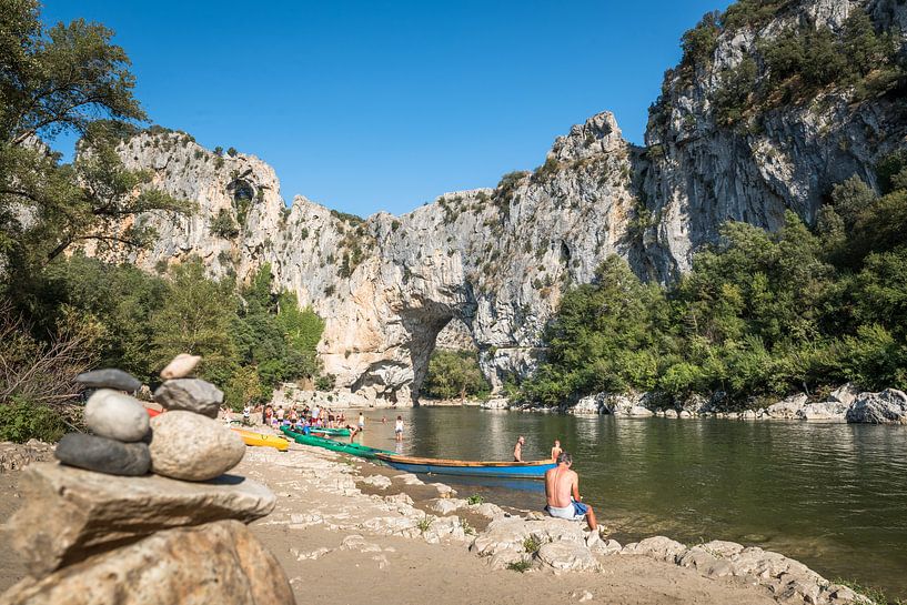 Vallon-Pont d'Arc Ardèche Frankrijk von Johan Vet