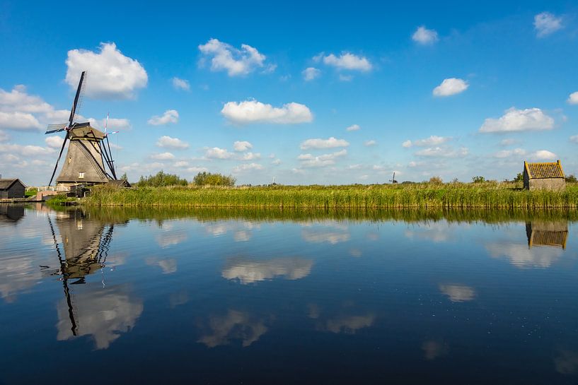 Molen in Kinderdijk von Michel van Kooten