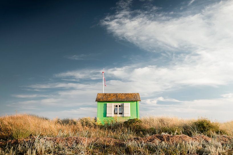 Beach house in the dunes by Claire Droppert