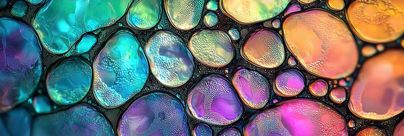 Schillernde Seifenblasen-Struktur von Jonas Weinitschke