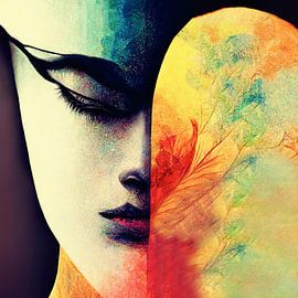 Eyes wide shut. "the Buddha" by Anne Loos