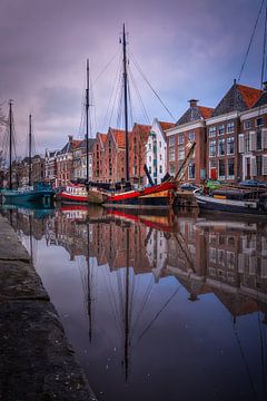 Navires historiques sur le Hoge der Aa - Réflexions au cœur de Groningue