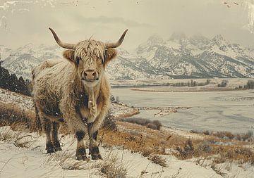 Highland Cow  van Niklas Maximilian