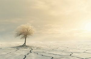 Baum im Sonnenuntergang