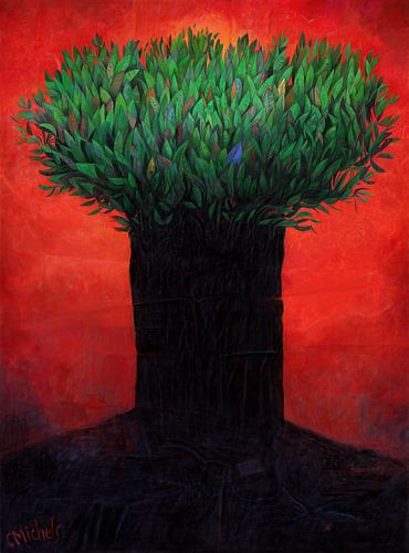 A thousand leaves by Charles Michels - Ilustrador Design