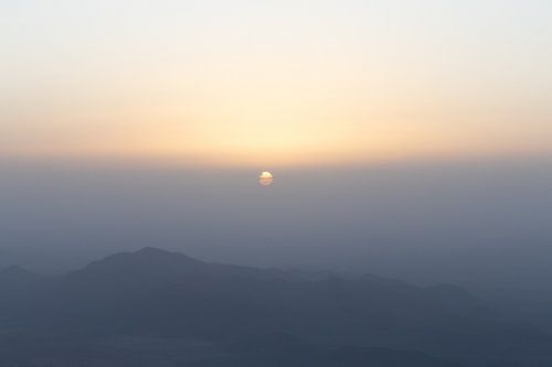 Sonnenaufgang über dem Atlasgebirge