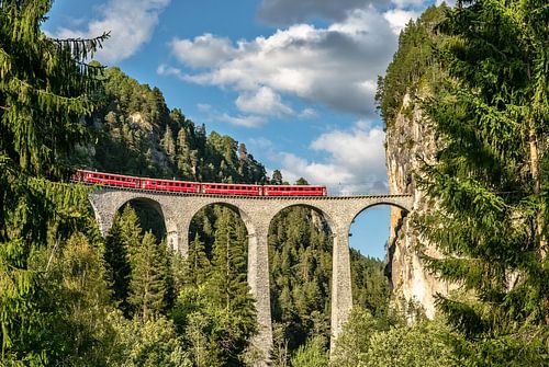 Landwasser-viaduct Zwitserland
