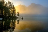 Ochtendgloren aan de Hintersee van Willem Laros | Reis- en landschapsfotografie thumbnail