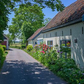 Shady path along the Gein by Peter Bartelings