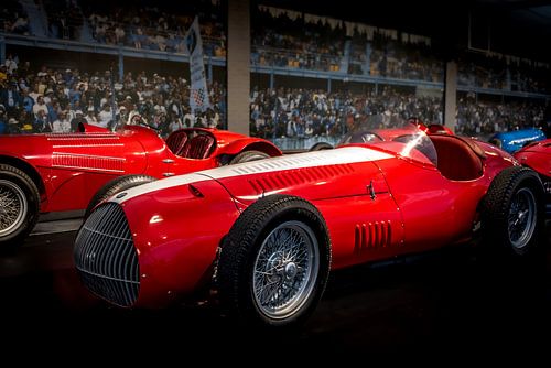 Alfa Romeo 159 monopod racer uit de jaren '50