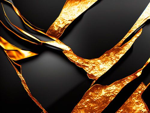 Ontwerpbeelden Goud en Zwart