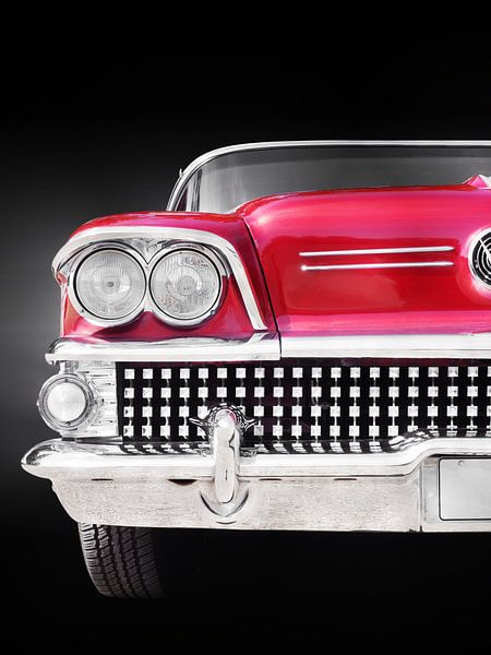 Amerikanischer Oldtimer Super 1958 rot von Beate Gube