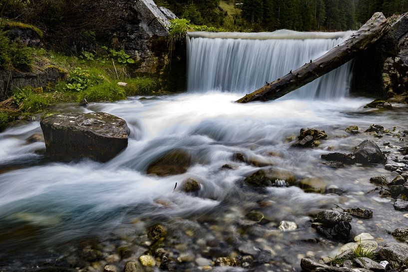 Mountain stream by Manuel Gratl