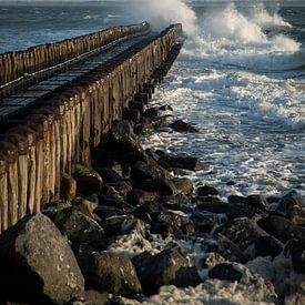 Breakwater in Flushing by Isabel Alba Gonzalez