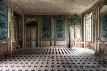 Lichtinval in Kasteel. van Roman Robroek - Foto's van Verlaten Gebouwen