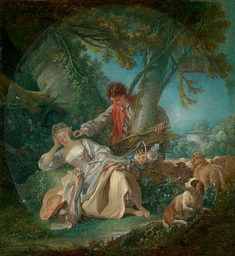 De onderbroken slaap, François Boucher