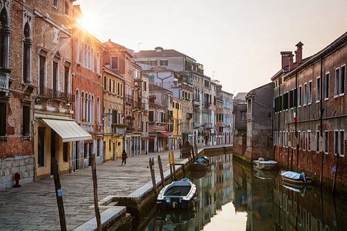 Die Kanäle von Cannaregio in Venedig