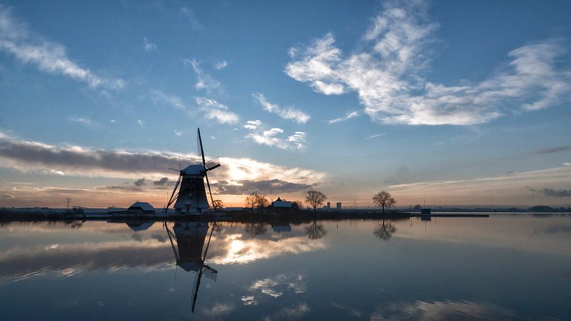 Winterochtend 1 van Laurens Morel