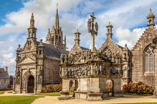 Besloten parochie bij Lampaul-Guimiliau, Bretagne