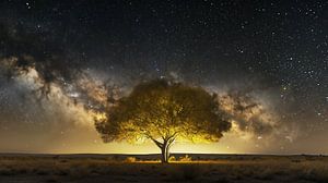 Landschaft bei Nacht