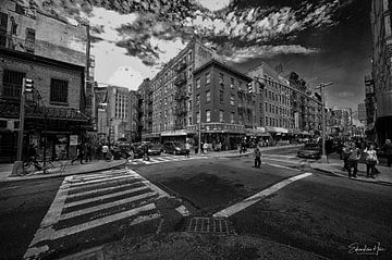 Quartier chinois de New York sur Edward van Hees