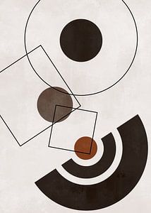 Abstrakte geometrische Formen Skandinavischer Stil