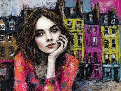 A dreamy urban experience by Abstract Painting