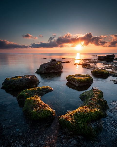 Gouden uitgestrektheid van fernlichtsicht