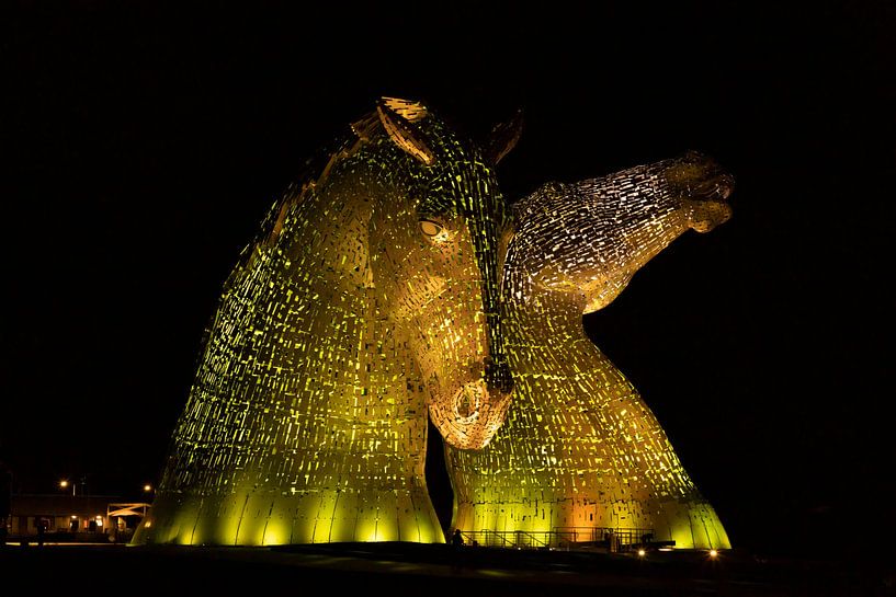The Kelpies, Scotland by Gert Hilbink