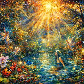 Betoverde vijver van Linda de Klein