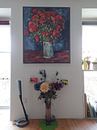 Kundenfoto: Vase mit Mohnblumen, Vincent van Gogh