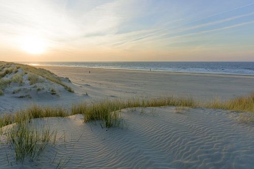 Zonsondergang op het strand